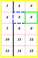 An example of a
  table with collapsed borders